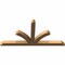 Ekena Millwork Richland Timber Gable Bracket, Western Red Cedar, 96"W x 48"H x 5 1/2"D x 5 1/2"F, 12/12 Pitch GBW096X48X0606RIC00SWR - alternate 5